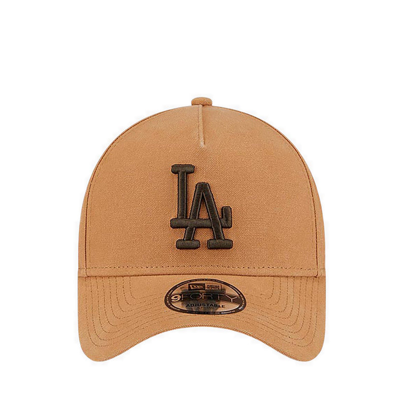 9FORTY A-Frame Washed Canvas Bronze Los Angeles Dodgers Unisex Caps - Light Bronze