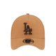 9FORTY A-Frame Washed Canvas Bronze Los Angeles Dodgers Unisex Caps - Light Bronze
