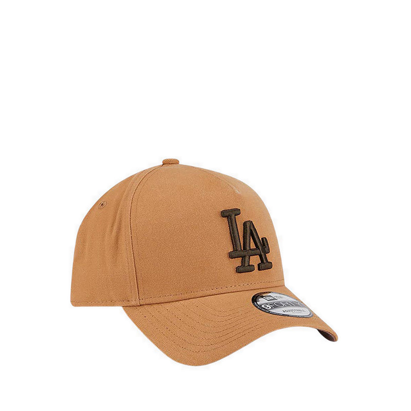 9FORTY A-Frame Washed Canvas Bronze Los Angeles Dodgers Unisex Caps - Light Bronze