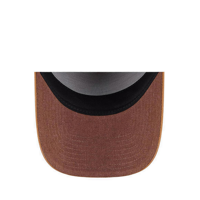 9FORTY A-Frame Washed Canvas Bronze Los Angeles Dodgers Unisex Caps - Light Bronze