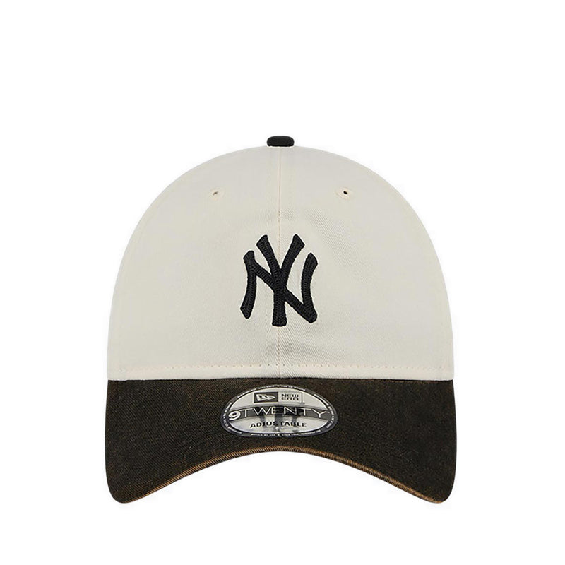 9TWENTY TwoTone Snow Wash New York Yankees Men's Caps - Stone