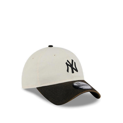 9TWENTY TwoTone Snow Wash New York Yankees Men's Caps - Stone