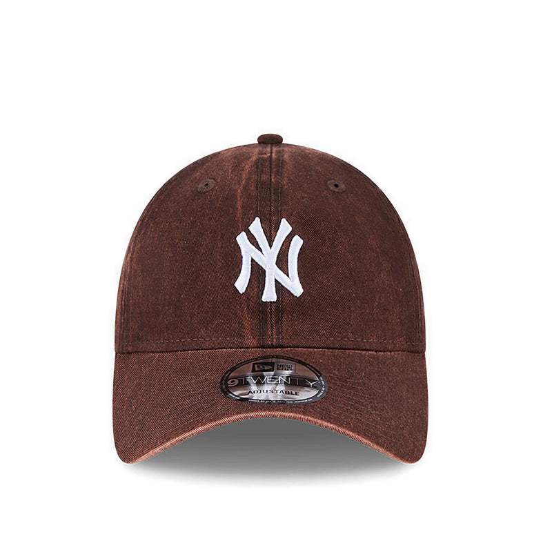 9Twenty Snow Wash New York Yankees Men's Caps - Burnt Wood