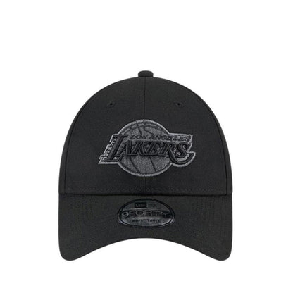 9FORTYSnap Metallic Black Los Angeles Lakers Men's Caps - Black