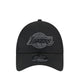 9FORTYSnap Metallic Black Los Angeles Lakers Men's Caps - Black