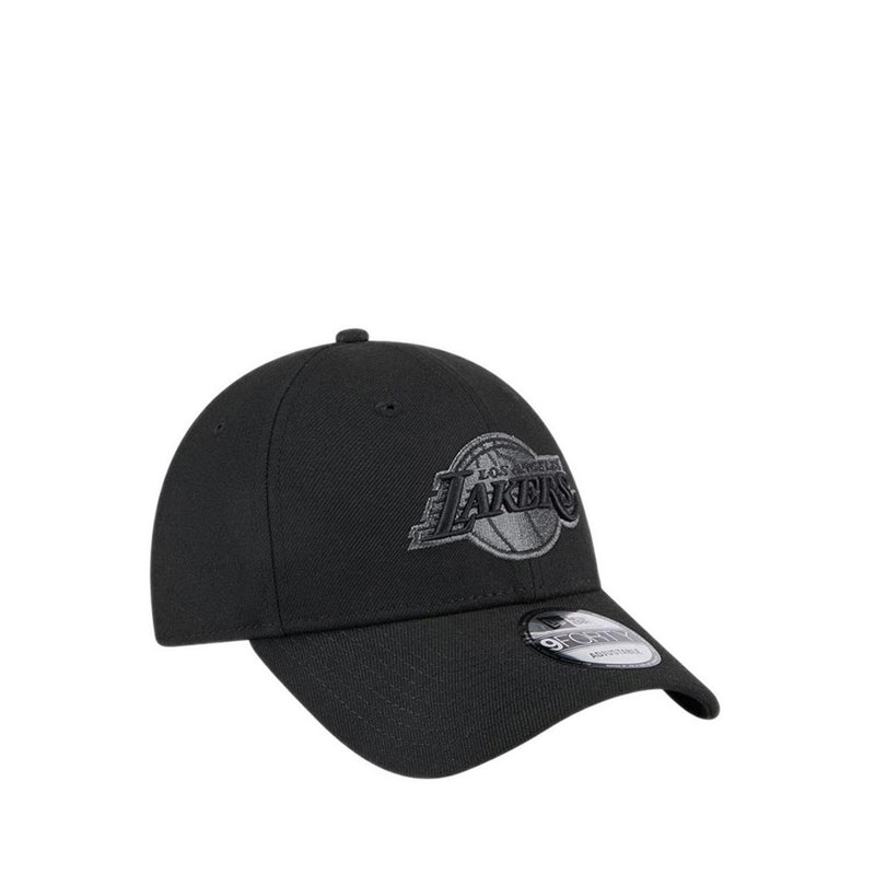 9FORTYSnap Metallic Black Los Angeles Lakers Men's Caps - Black