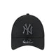 9FORTYSnap Metallic Black New York Yankees Men's Caps - Black