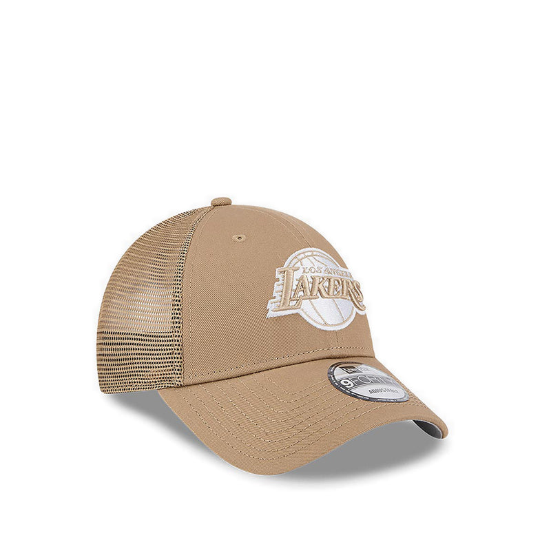 9FORTYSnap Trucker Khaki Classic Los Angeles Lakers Men's Caps - Khaki