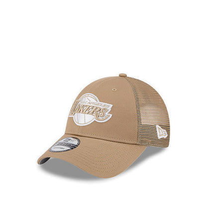 9FORTYSnap Trucker Khaki Classic Los Angeles Lakers Men's Caps - Khaki