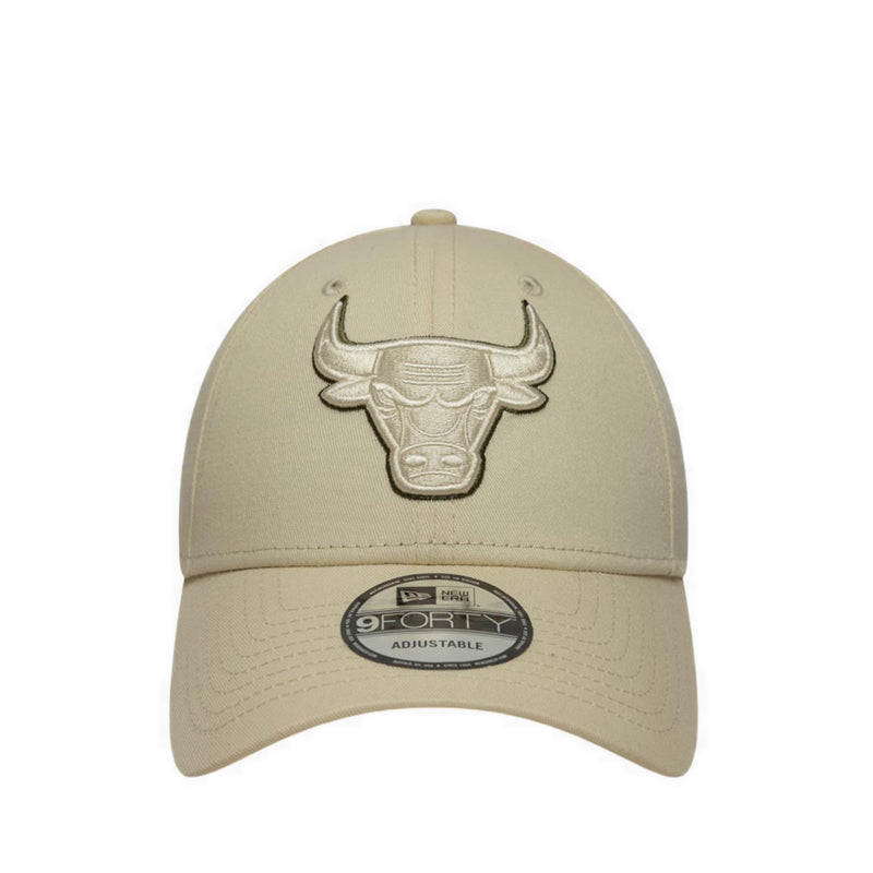 Team Outline 9FORTY Chicago Bulls Men's Caps - Light Cream