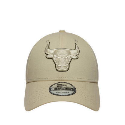 Team Outline 9FORTY Chicago Bulls Men's Caps - Light Cream