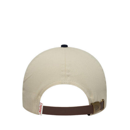 Ne Patch Suede Eframe Newera Men's Caps - Light Cream