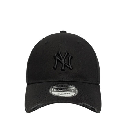 Wash Distress 9FORTY New York Yankees Men's Caps - Black