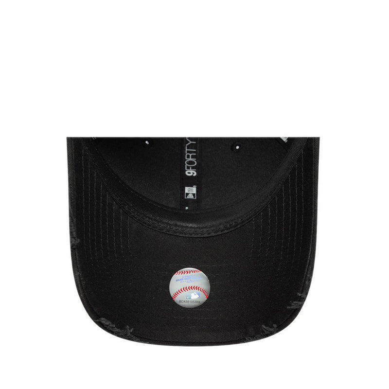 Wash Distress 9FORTY New York Yankees Men's Caps - Black