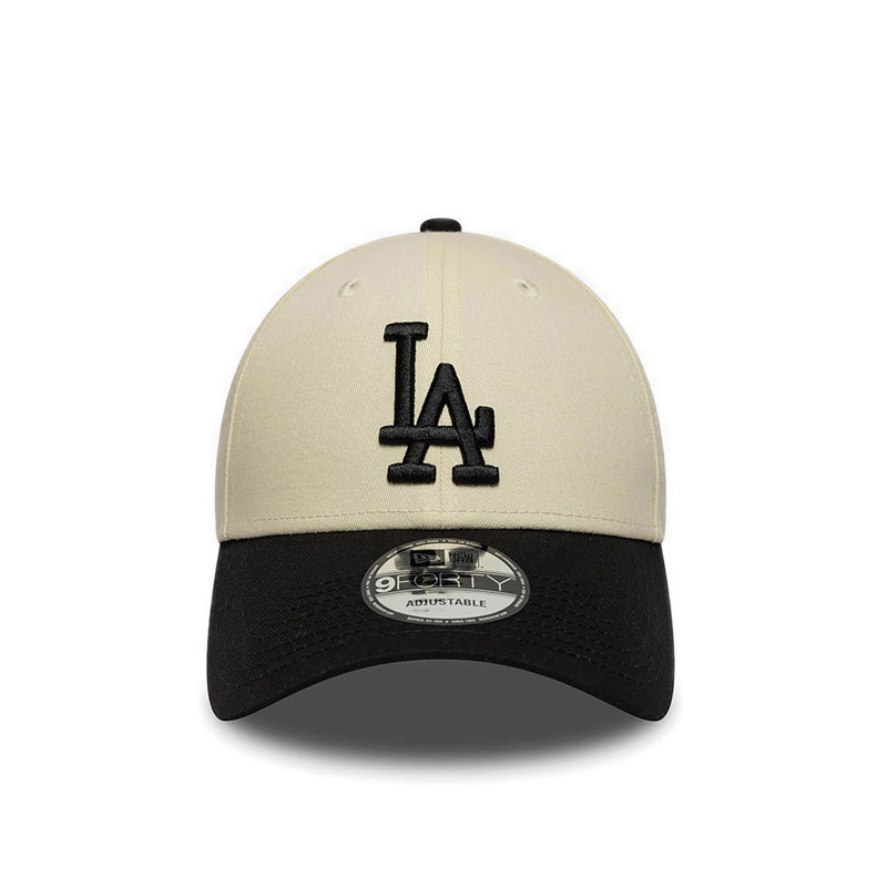 9Forty Colour Block Los Angeles Dodgers Men's Caps - Light Cream