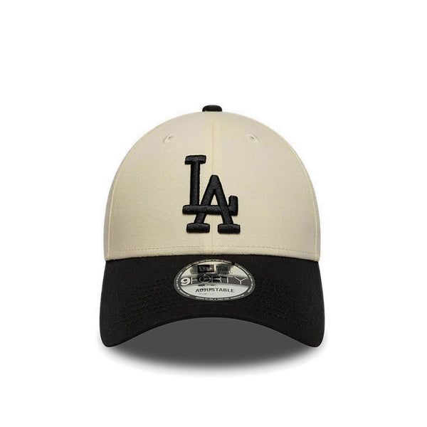 9Forty Colour Block Los Angeles Dodgers Men's Caps - Light Cream