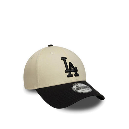 9Forty Colour Block Los Angeles Dodgers Men's Caps - Light Cream