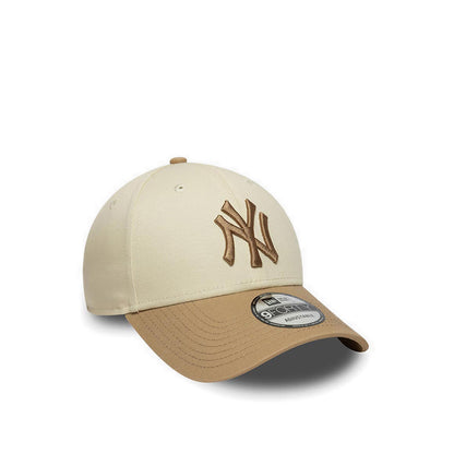 9Forty Colour Block New York Yankees Men's Caps - Light Cream
