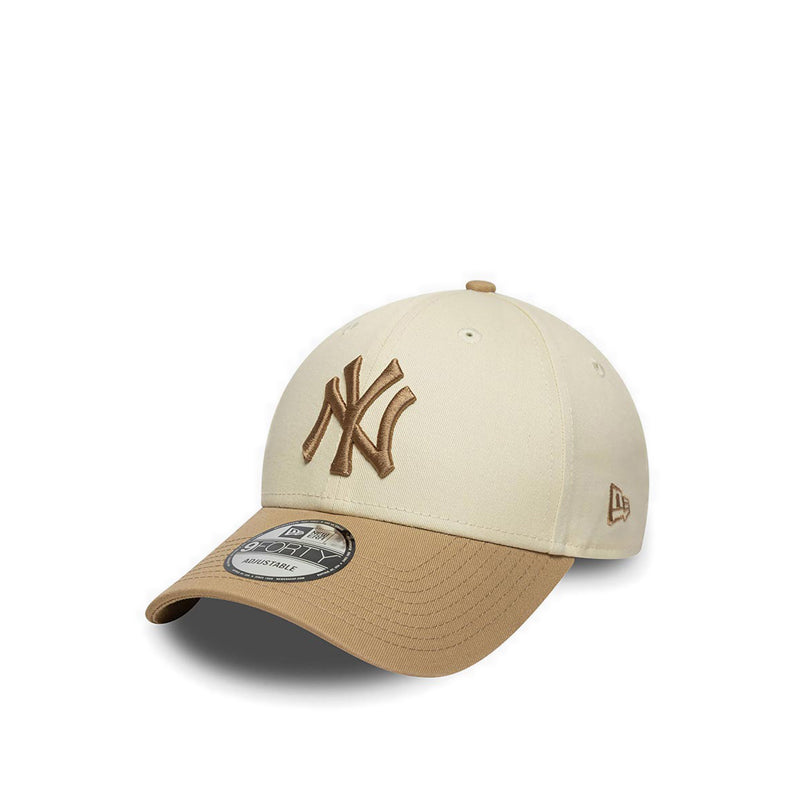 9Forty Colour Block New York Yankees Men's Caps - Light Cream