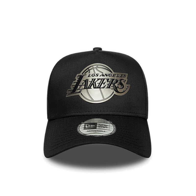 9FORTY Metallic Eframe Los Angeles Lakers Men's Caps - Black