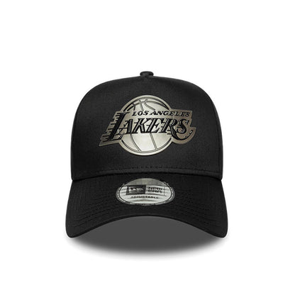 9FORTY Metallic Eframe Los Angeles Lakers Men's Caps - Black