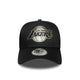 9FORTY Metallic Eframe Los Angeles Lakers Men's Caps - Black