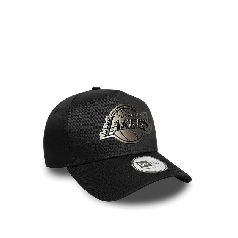 9FORTY Metallic Eframe Los Angeles Lakers Men's Caps - Black