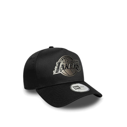 9FORTY Metallic Eframe Los Angeles Lakers Men's Caps - Black