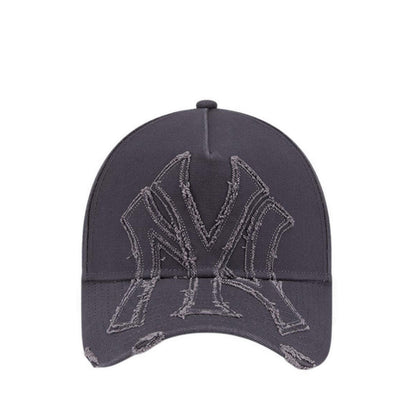 9FORTYAF Applique Distress New York Yankees Men's Caps - Graphite