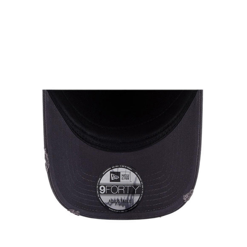 9FORTYAF Applique Distress New York Yankees Men's Caps - Graphite