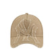 9FORTYAF Applique Distress New York Yankees Men's Caps - Khaki