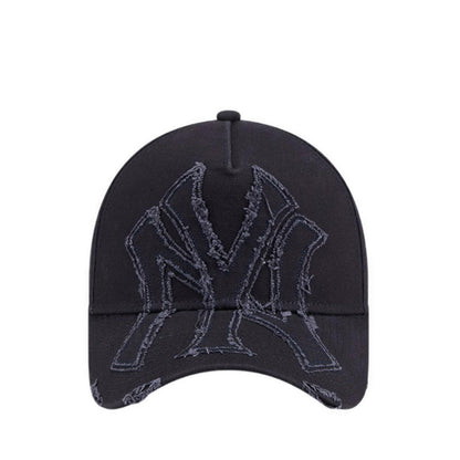 9FORTYAF Applique Distress New York Yankees Men's Caps - Navy
