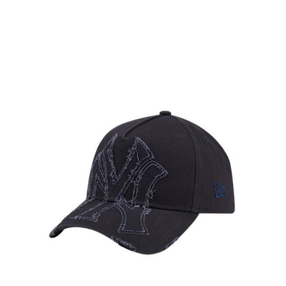 9FORTYAF Applique Distress New York Yankees Men's Caps - Navy