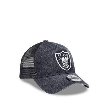 9FORTYAf Trucker Washed Denim Las Vegas Raiders Men's Caps - Black