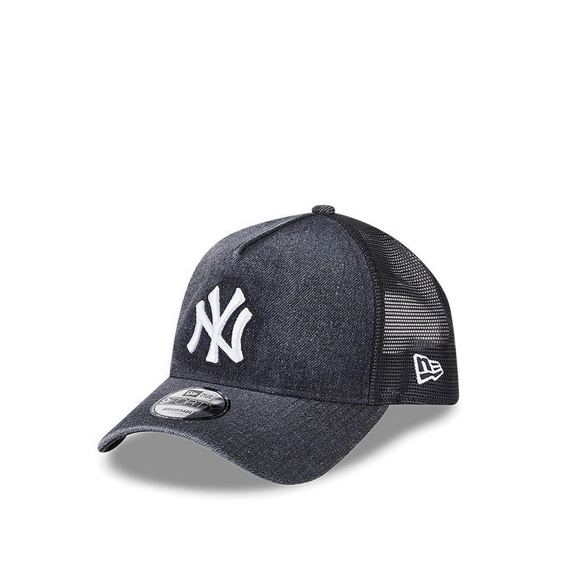 9FORTYAf Trucker Washed Denim New York Yankees Men's Caps - Black