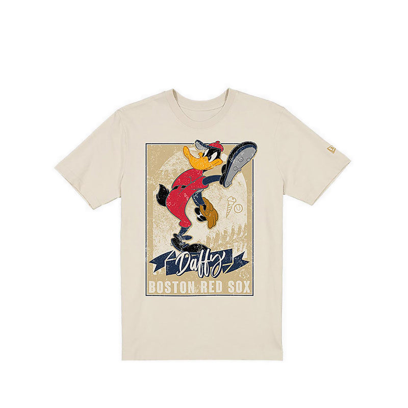 M Looneytunes Sstee 3806 Boston Red Sox Men's T-Shirt - White