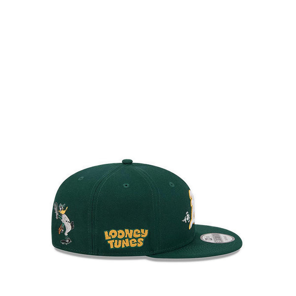 M 9FIFTY Looneytunes Oakland Athletics Men's Caps - Dark Green
