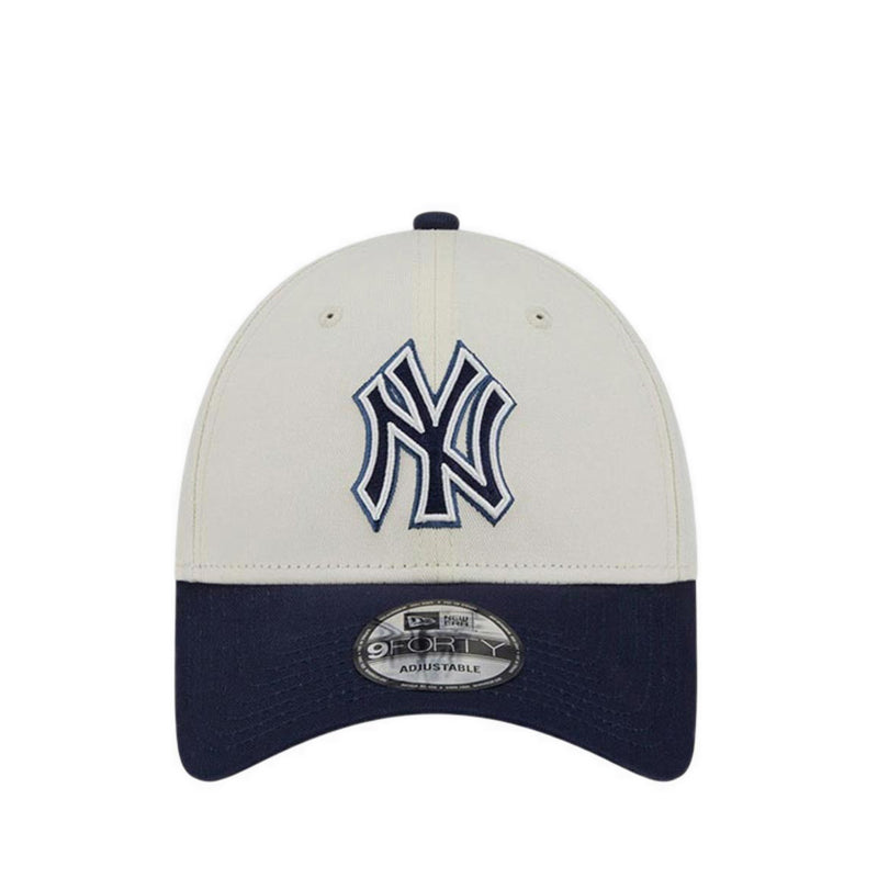 9FORTYSnap Faded Navy 2Tone New York Yankees Men's Caps - White