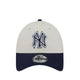 9FORTYSnap Faded Navy 2Tone New York Yankees Men's Caps - White