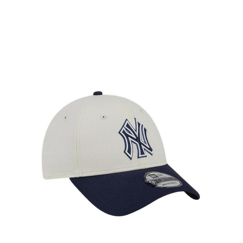 9FORTYSnap Faded Navy 2Tone New York Yankees Men's Caps - White
