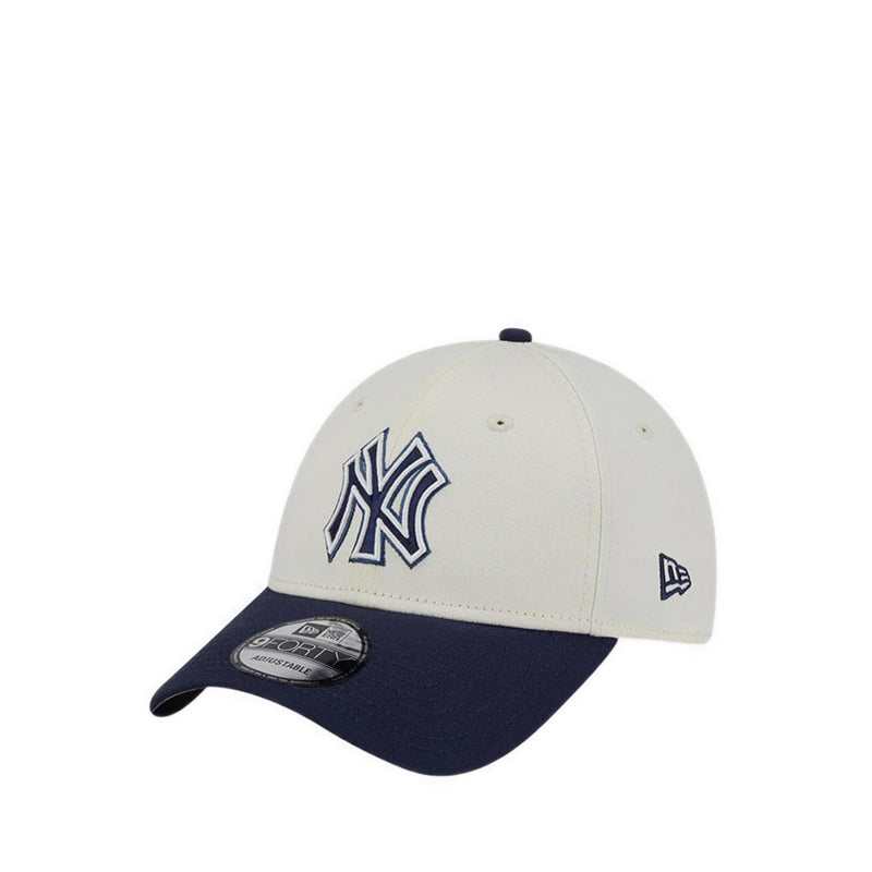 9FORTYSnap Faded Navy 2Tone New York Yankees Men's Caps - White