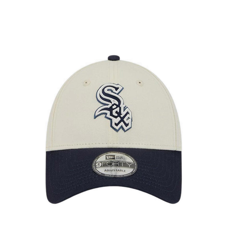 9FORTYSnap Faded Navy 2Tone Chicago White Sox Men's Caps - White