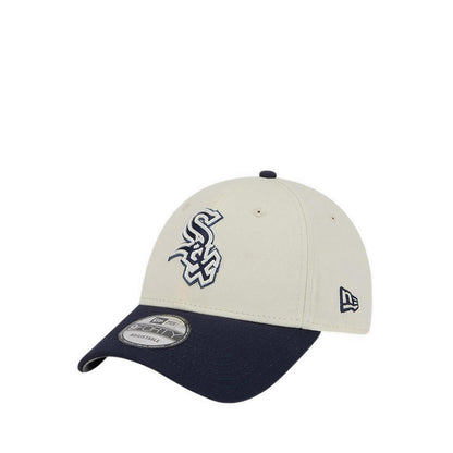 9FORTYSnap Faded Navy 2Tone Chicago White Sox Men's Caps - White