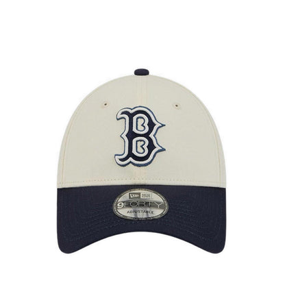9FORTYSnap Faded Navy 2Tone Boston Red Sox Men's Caps - White