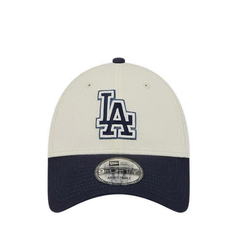 9FORTYSnap Faded Navy 2Tone Los Angeles Dodgers Men's Caps - White