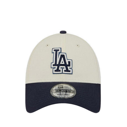 9FORTYSnap Faded Navy 2Tone Los Angeles Dodgers Men's Caps - White