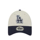 9FORTYSnap Faded Navy 2Tone Los Angeles Dodgers Men's Caps - White