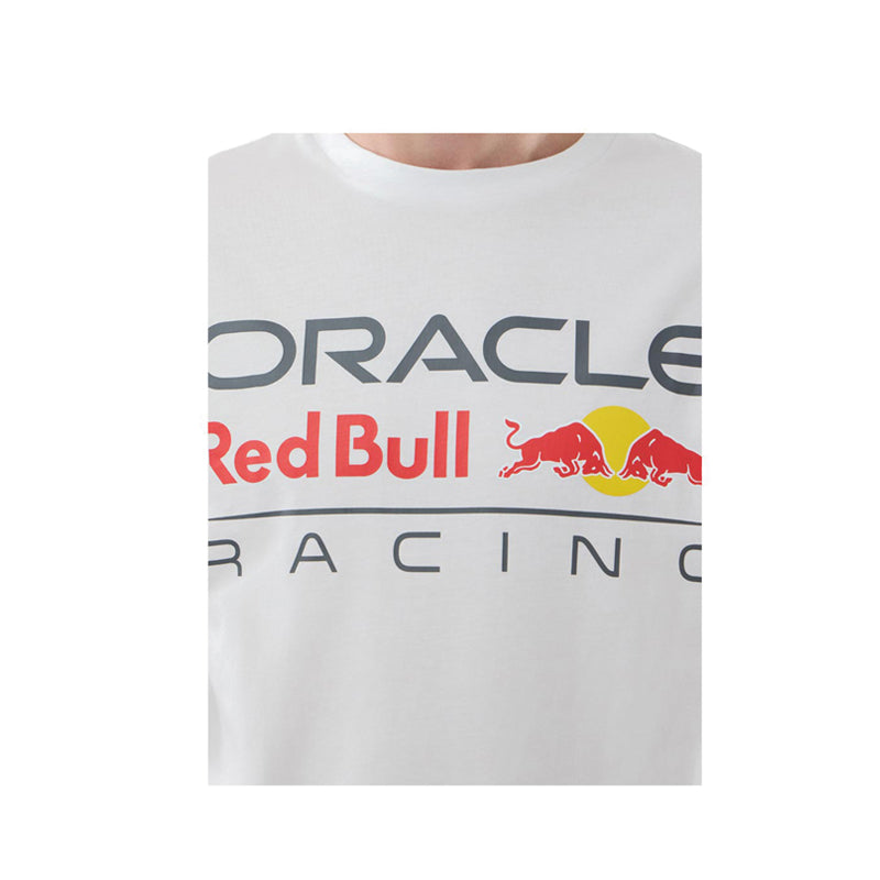 Logo Graphic Oversized Tee Red Bull F1 Men's T-Shirt - White