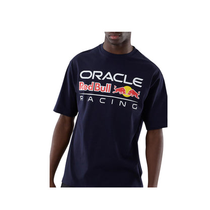 Logo Graphic Oversized Tee Red Bull F1 Men's T-Shirt - Navy