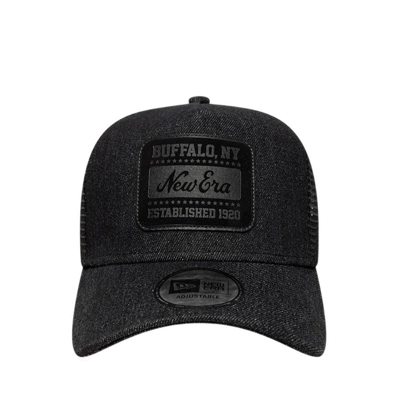 Patch Denim Trucker Newera Men's Caps - Black